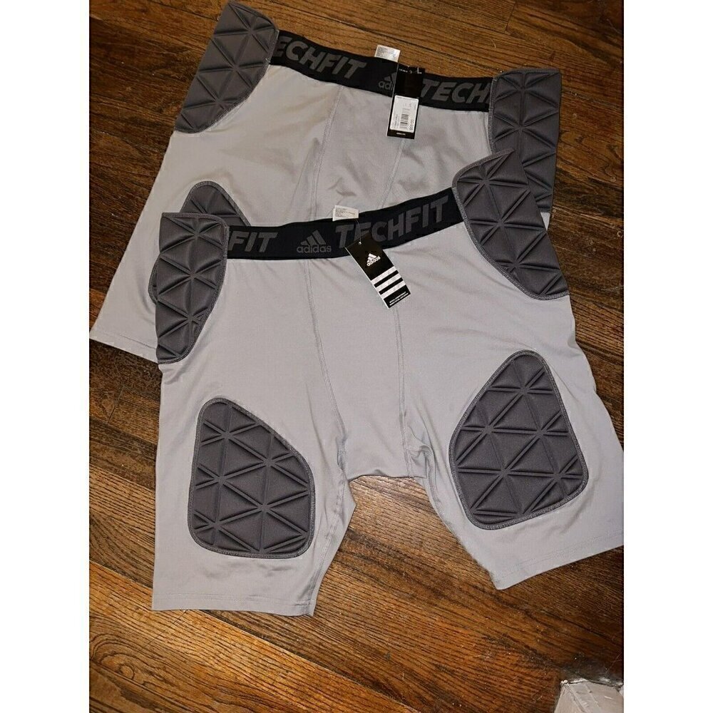 Adidas smashed girdle padded undershorts 2 XL/ 2 Pair Sold As Set